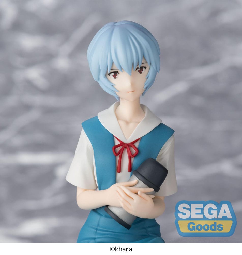 Rebuild of Evangelion statuette PVC PM Perching Rei Ayanami Evangelion New Theatrical Edition 14 cm