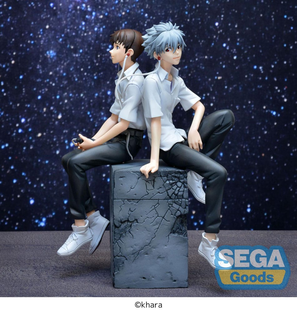 Rebuild of Evangelion statuette Luminasta PVC Shinji & Kaworu Evangelion: New Theatrical Edition Shinji Ver. 17 cm