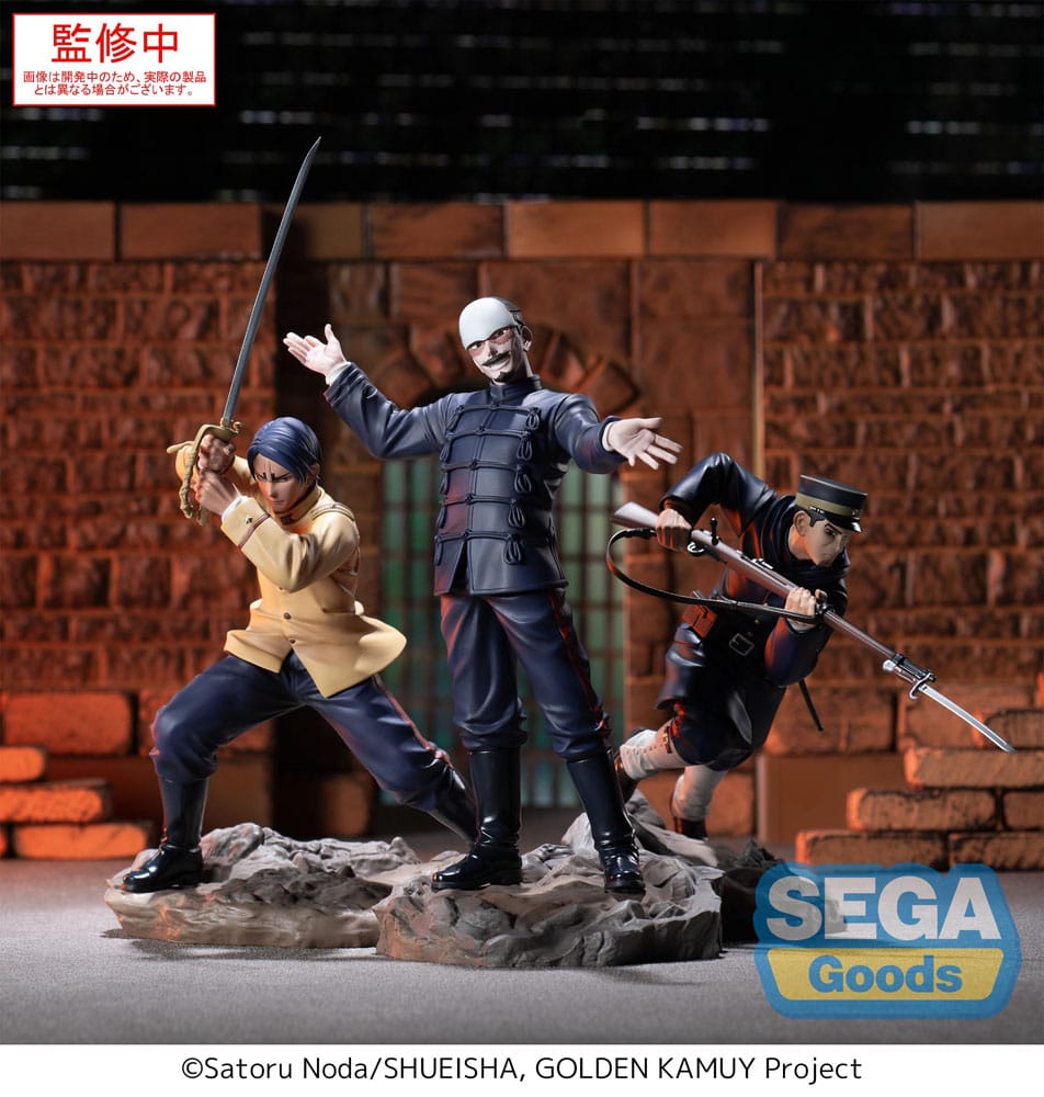 Golden Kamuy statuette PVC XrossLink First Lieutenant Tsurumi 17 cm
