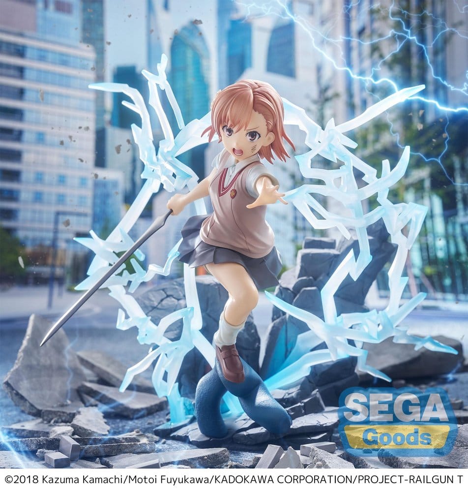 A Certain Scientific Railgun T FIGURIZMa figurine PVC Mikoto Misaka 23 cm