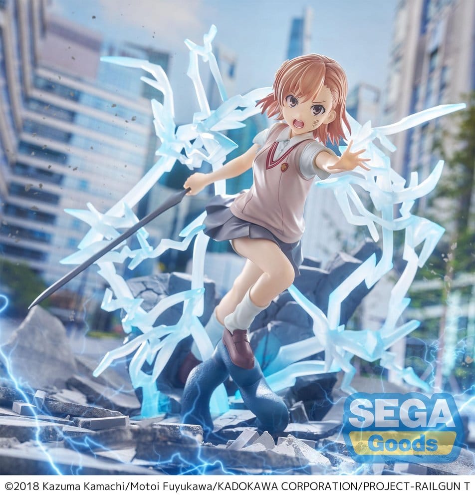 A Certain Scientific Railgun T FIGURIZMa figurine PVC Mikoto Misaka 23 cm