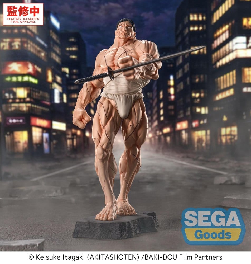 Baki-Dou Luminasta figurine PVC Kaoru Hanayama 23 cm