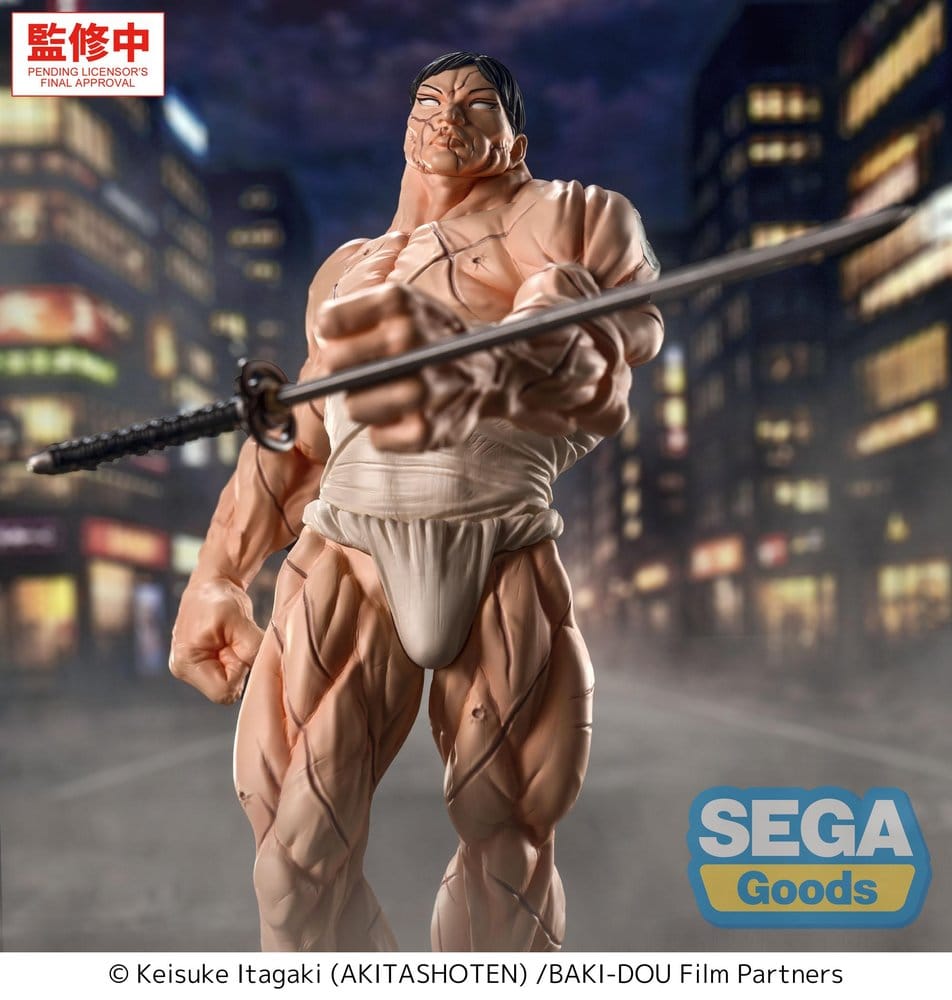 Baki-Dou Luminasta figurine PVC Kaoru Hanayama 23 cm