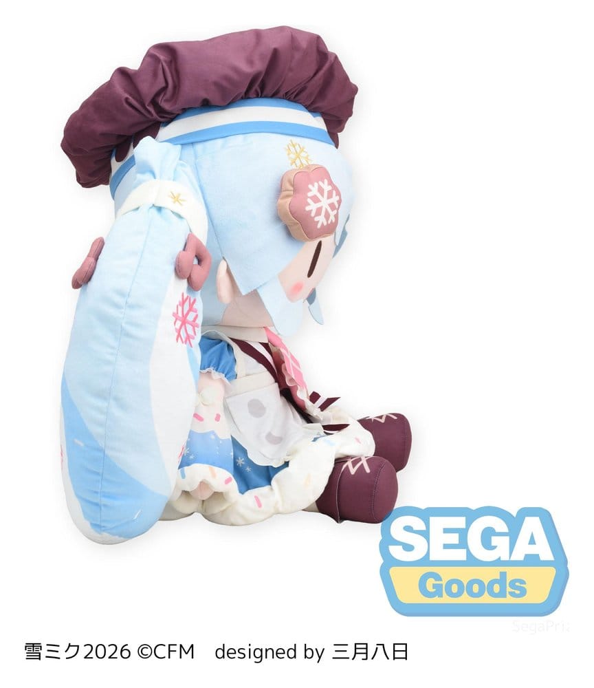 Character Vocal Series 01: Hatsune Miku peluche Fuwa Petit Snow Miku 2026 Dodeka Jumbo 50 cm