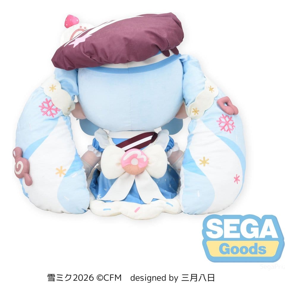 Character Vocal Series 01: Hatsune Miku peluche Fuwa Petit Snow Miku 2026 Dodeka Jumbo 50 cm
