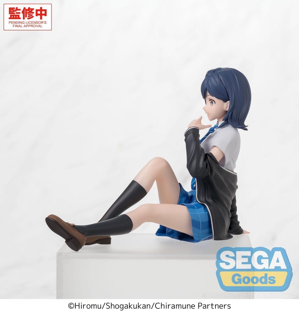Chitose Is in the Ramune Bottle statuette PVC PM Perching Yuzuki Nanase 8 cm