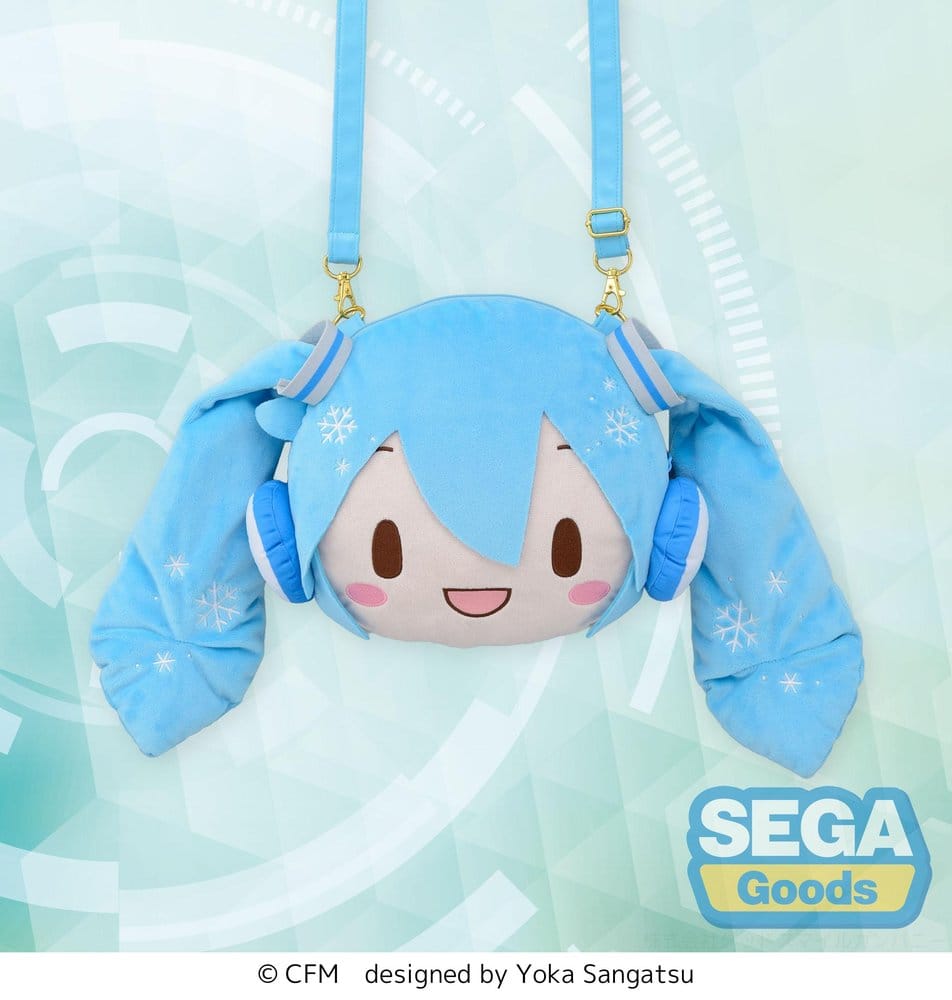Character Vocal Series 01: Hatsune Miku sac à bandoulière Fuwa Petit Snow Miku