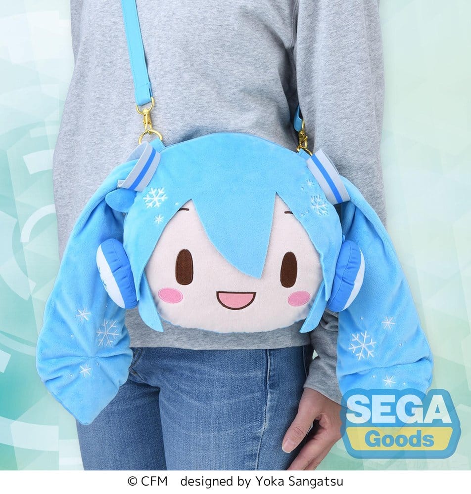 Character Vocal Series 01: Hatsune Miku sac à bandoulière Fuwa Petit Snow Miku