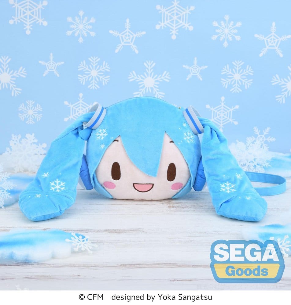 Character Vocal Series 01: Hatsune Miku sac à bandoulière Fuwa Petit Snow Miku