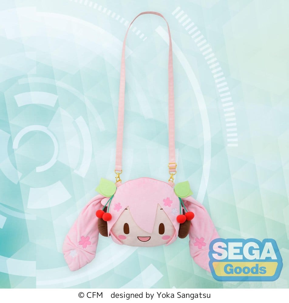 Character Vocal Series 01: Hatsune Miku sac à bandoulière fuwa petit Sakura Miku Face (M)