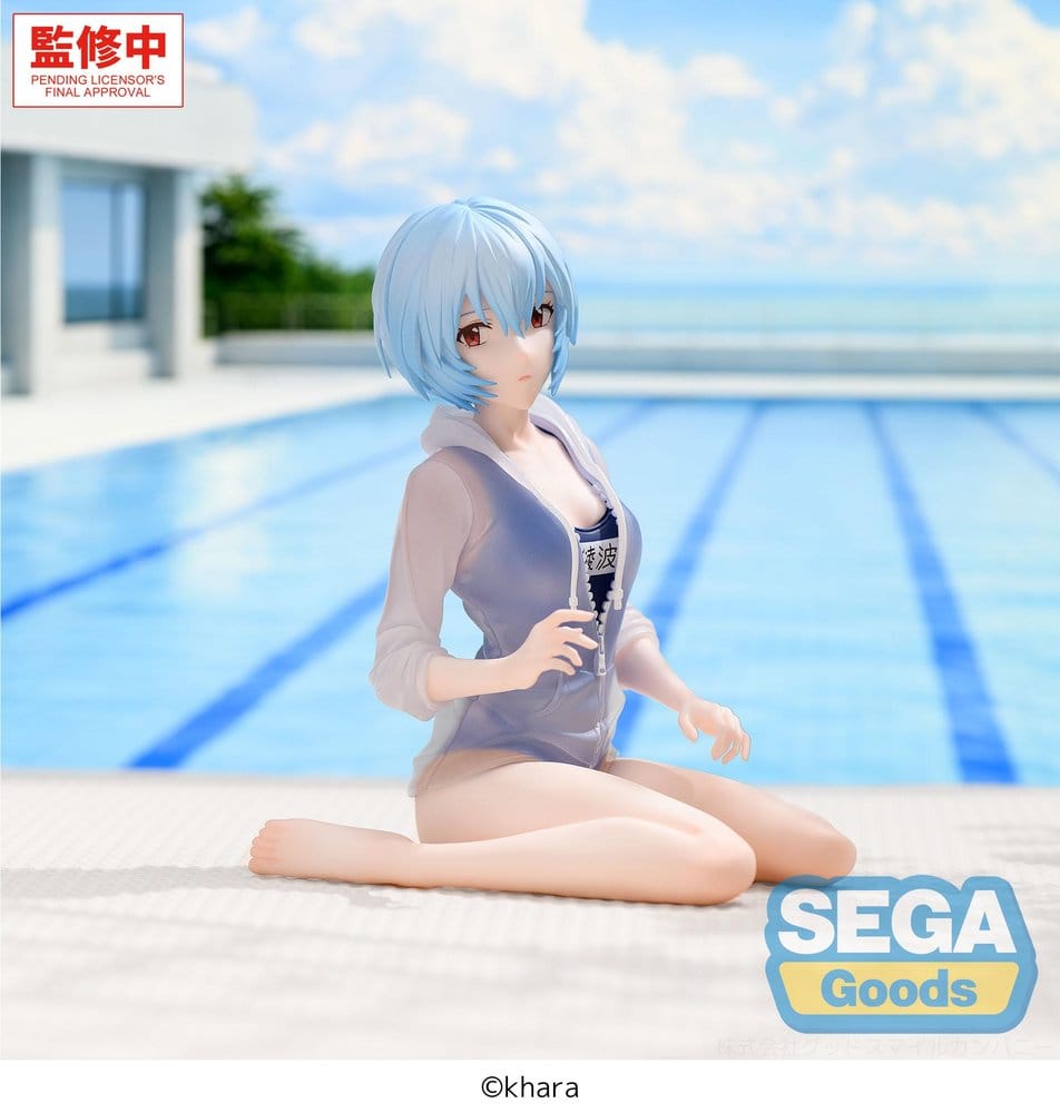 Rebuild of Evangelion Yumemirize figurine PVC Rei Ayanami School Swimsuit Ver. 13 cm