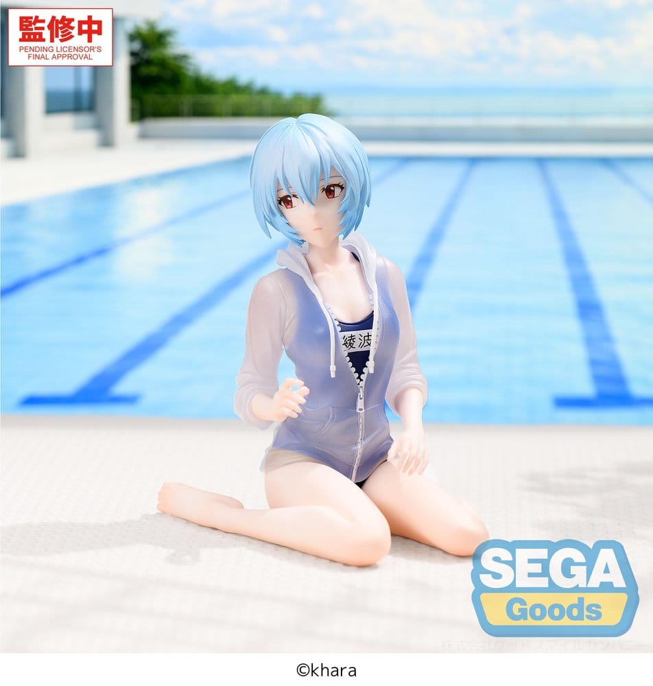 Rebuild of Evangelion Yumemirize figurine PVC Rei Ayanami School Swimsuit Ver. 13 cm