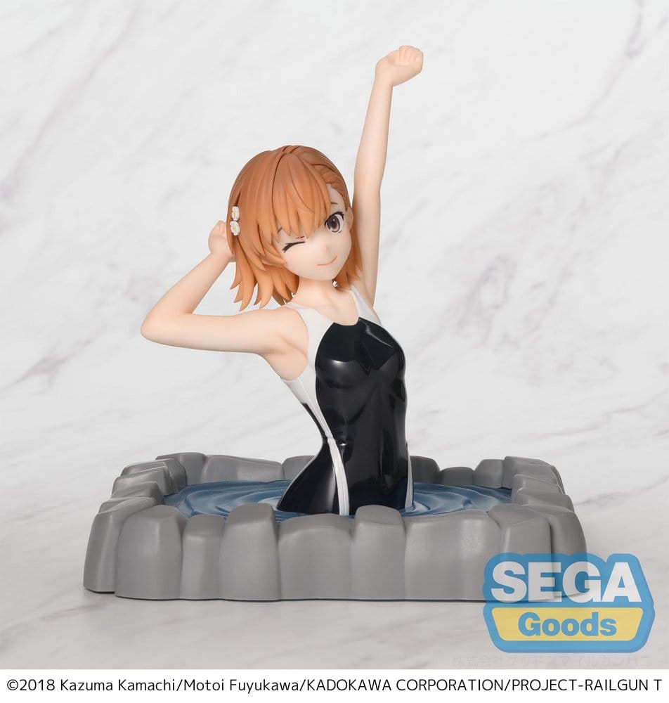 A Certain Scientific Railgun T statuette PVC Thermae Utopia Mikoto Misaka 14 cm