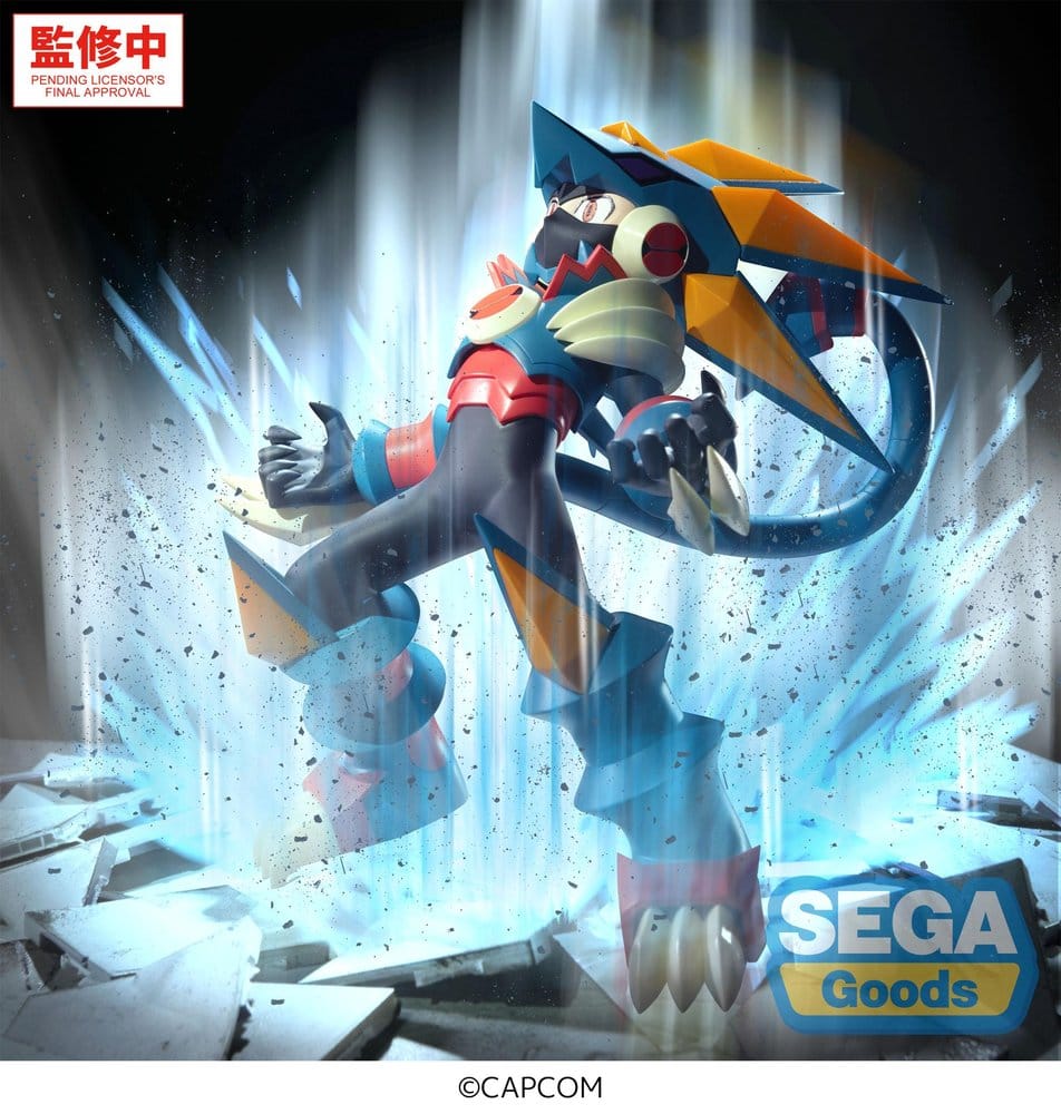 Mega Man Battle Network figurine PVC Luminasta Mega Man Gregar Beast 17 cm