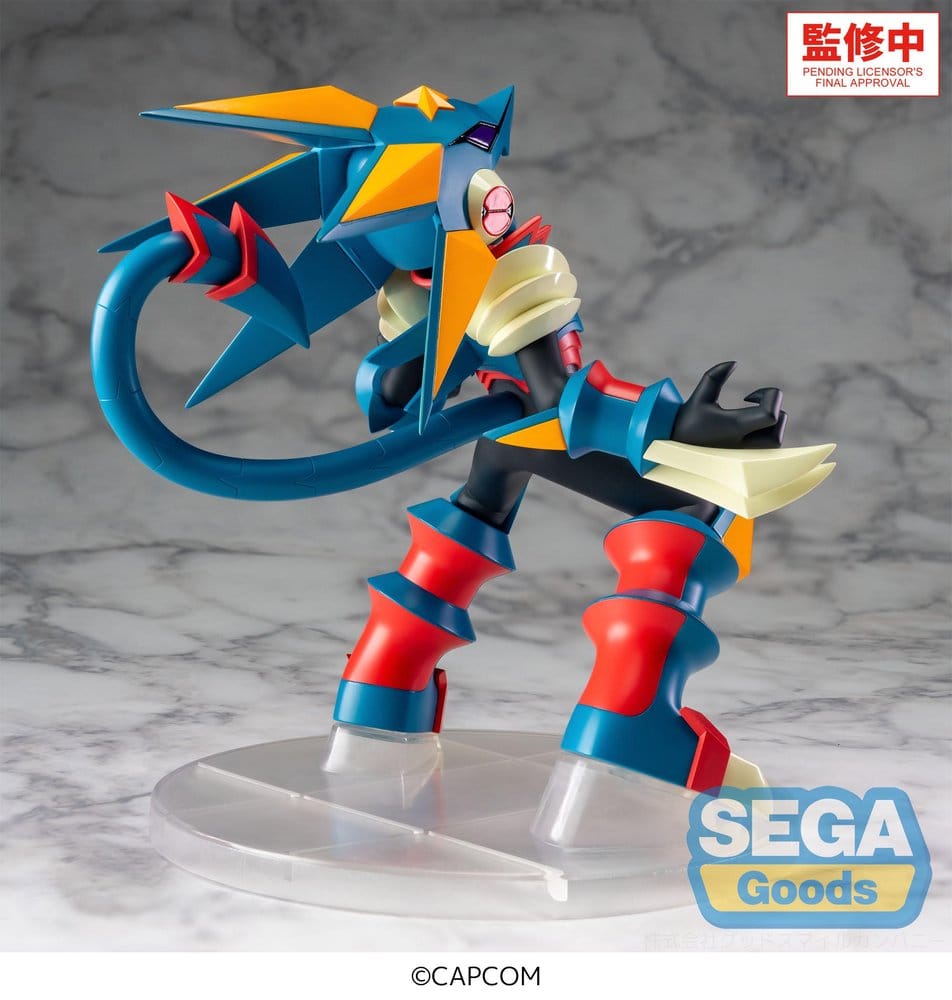Mega Man Battle Network figurine PVC Luminasta Mega Man Gregar Beast 17 cm