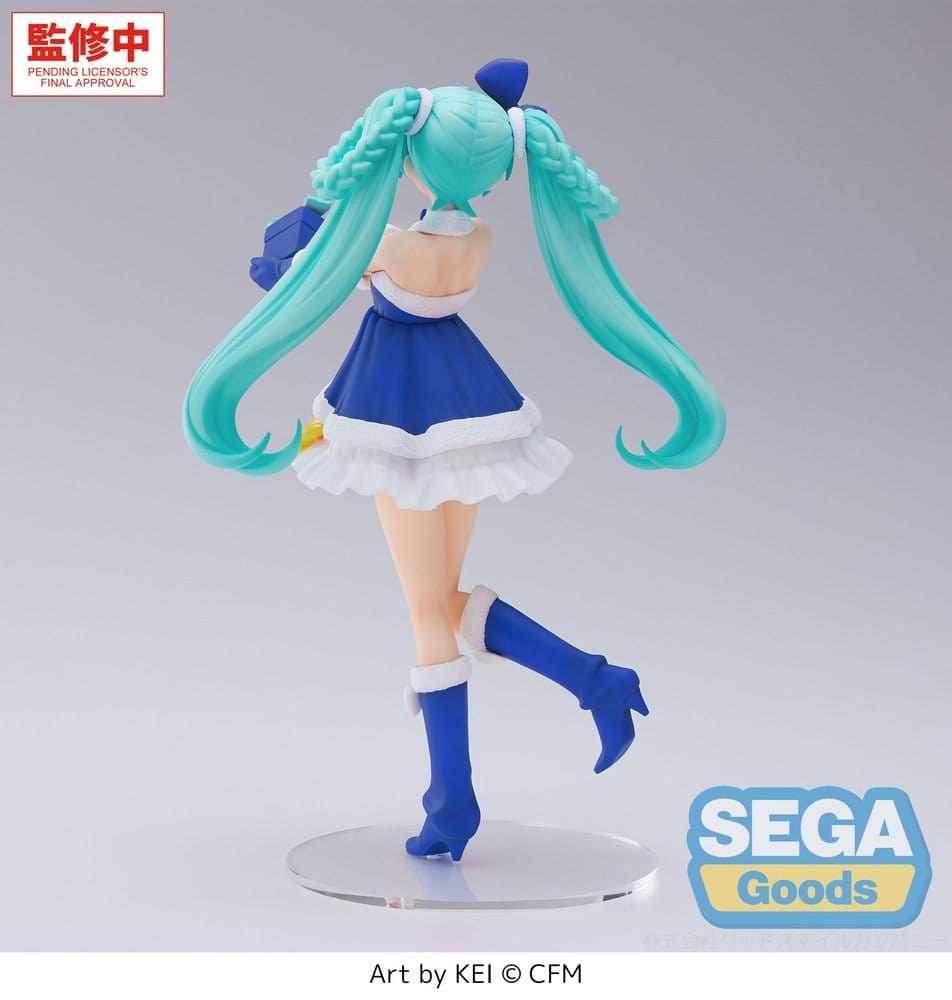 Character Vocal Series 01: Hatsune Miku figurine PVC High Premium Hatsune Miku Sapphire Christmas Ver. 21 cm