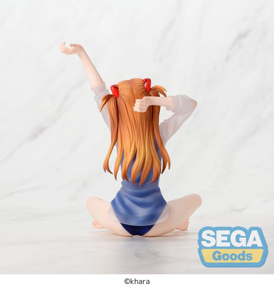 Rebuild of Evangelion Yumemirize figurine PVC Asuka Shikinami Langley School Swimsuit Ver. 16 cm