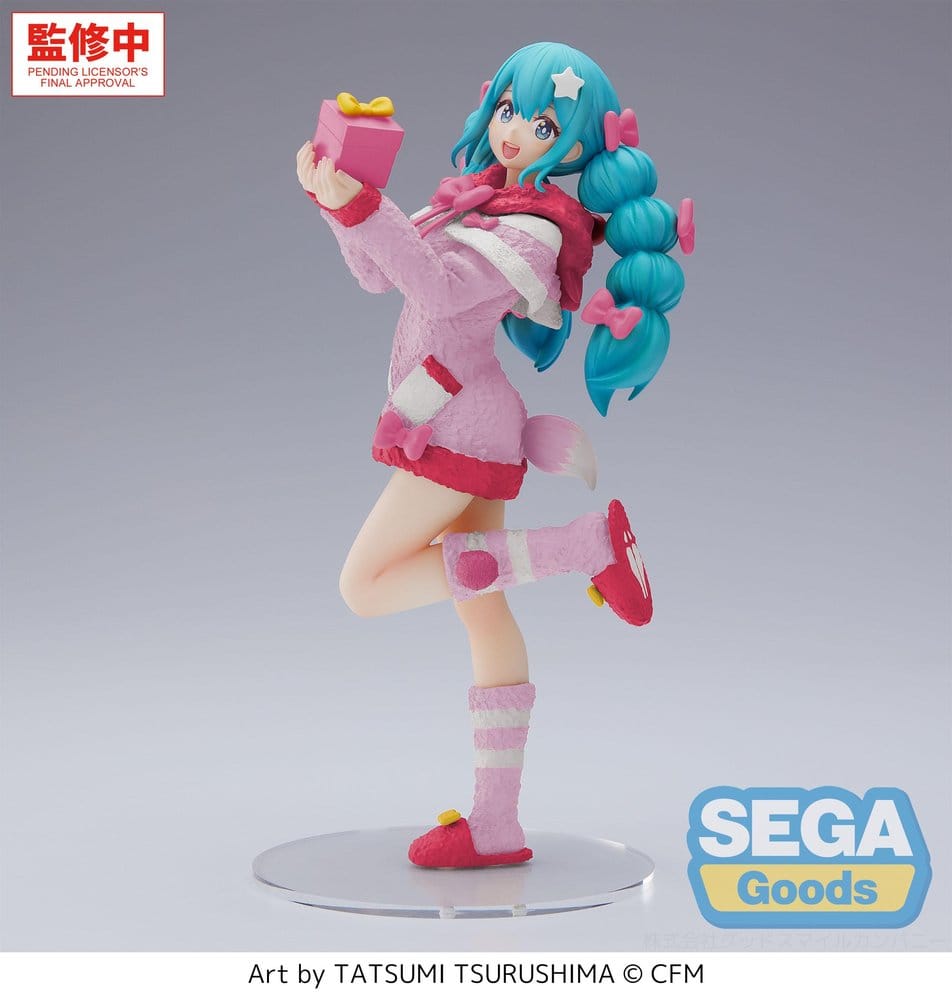 Hatsune Miku High Premium Figure figurine PVC Mokomoko Christmas Ver. 21 cm