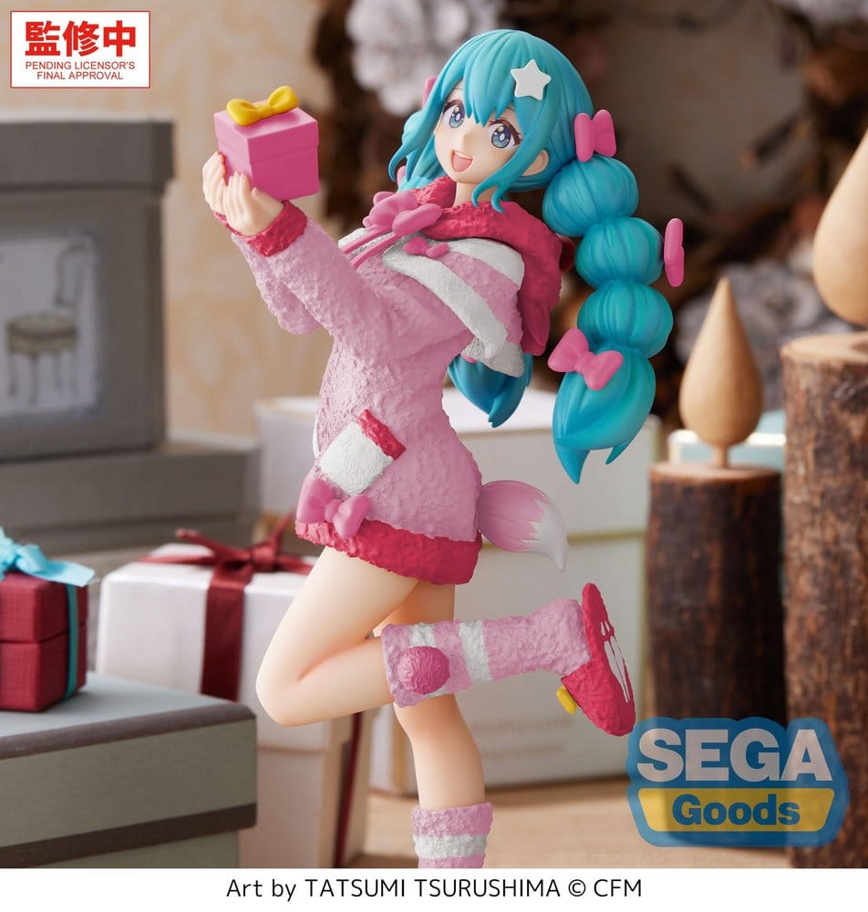 Hatsune Miku High Premium Figure figurine PVC Mokomoko Christmas Ver. 21 cm