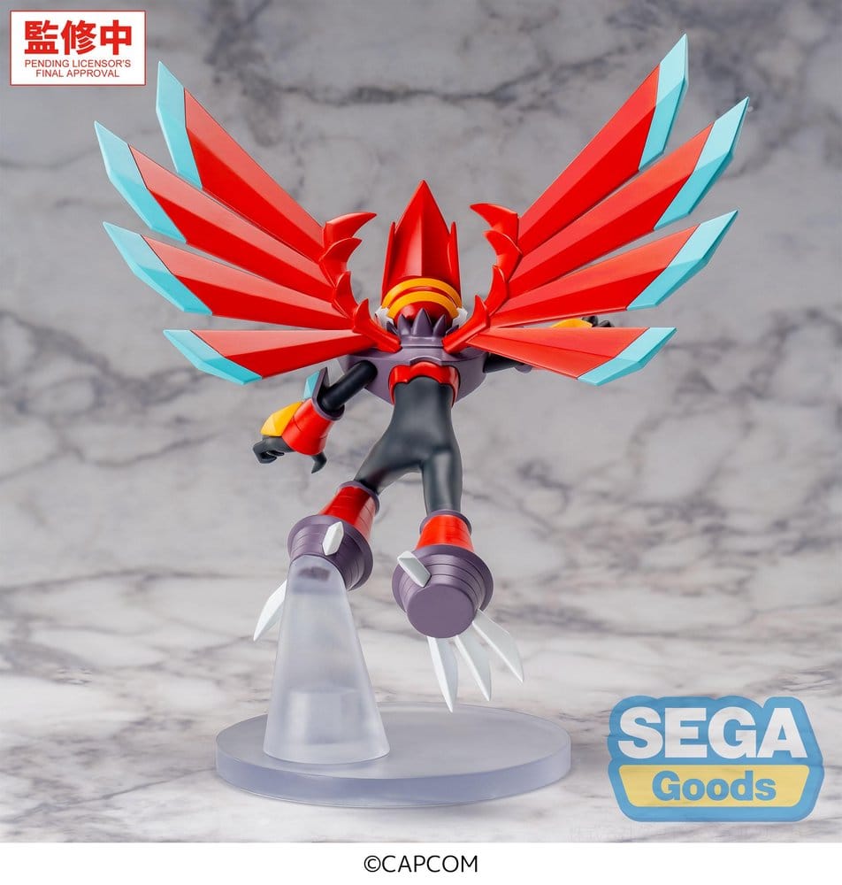Mega Man Battle Network figurine PVC Luminasta Mega Man Falzar Beast 19 cm