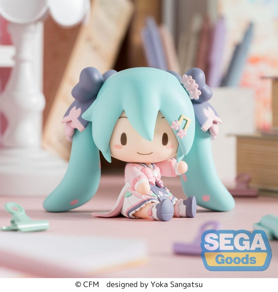 Hatsune Miku figurine fuwa petit Chibi "New Semester" 8 cm