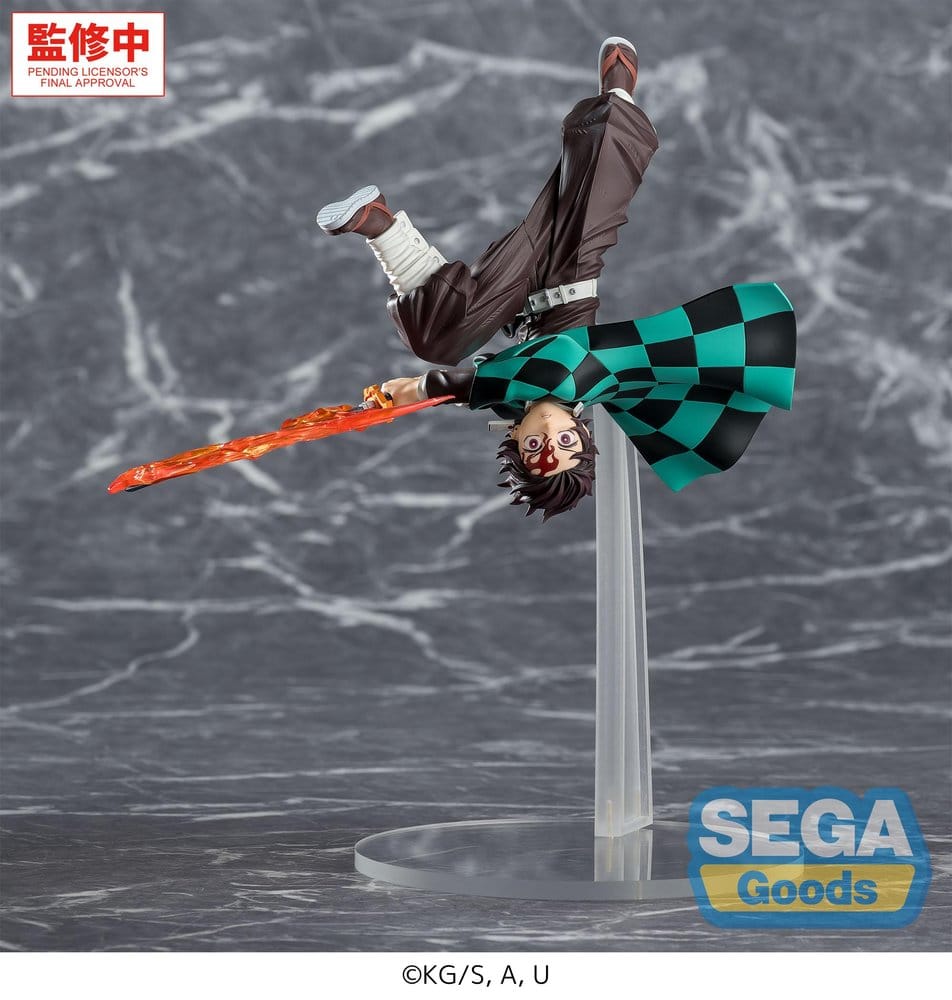 Demon Slayer: Kimetsu no Yaiba Luminasta figurine PVC Tanjiro Kamado Hinokami Kagura Setting Sun Transformation 15 cm