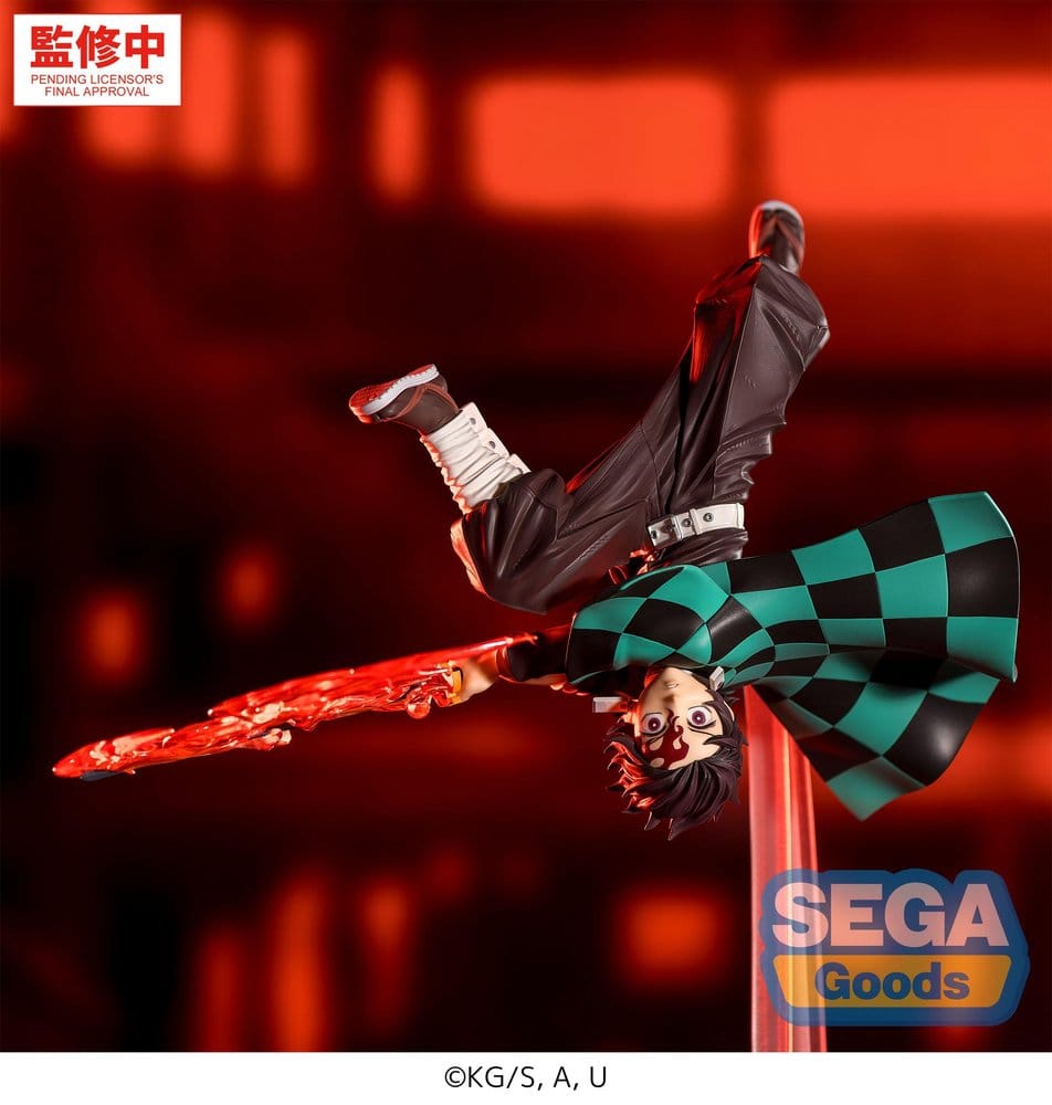Demon Slayer: Kimetsu no Yaiba Luminasta figurine PVC Tanjiro Kamado Hinokami Kagura Setting Sun Transformation 15 cm