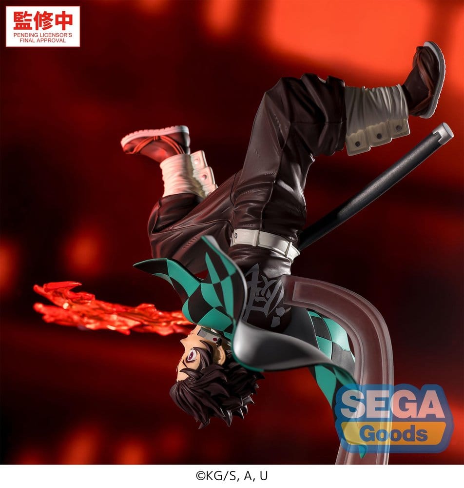 Demon Slayer: Kimetsu no Yaiba Luminasta figurine PVC Tanjiro Kamado Hinokami Kagura Setting Sun Transformation 15 cm