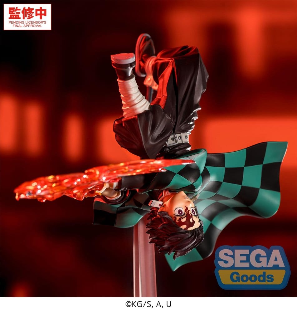 Demon Slayer: Kimetsu no Yaiba Luminasta figurine PVC Tanjiro Kamado Hinokami Kagura Setting Sun Transformation 15 cm
