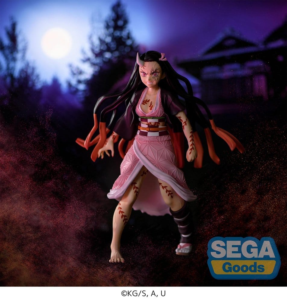 Demon Slayer: Kimetsu no Yaiba FIGURIZMa figurine PVC Nezuko Kamado Demon Form Advancing Ver. (Rerelease) 21 cm