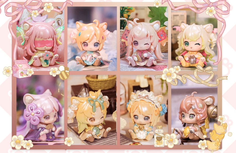 Original Character assortiment figurines Cat Nizizi-Kitten Agency 7 cm (8)