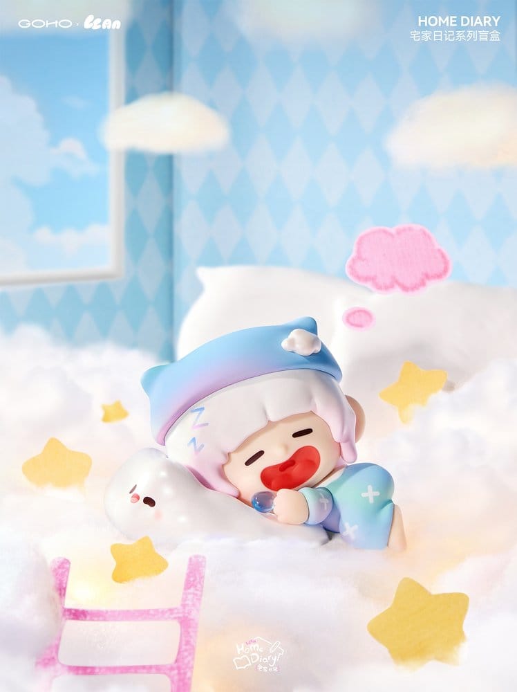 Original Character pack de 8 boîte-mystère figurines Lazy Home Diary 9 cm