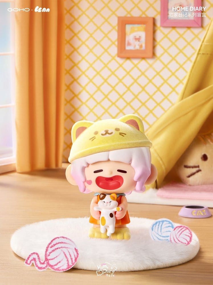 Original Character pack de 8 boîte-mystère figurines Lazy Home Diary 9 cm