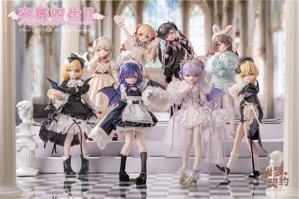 Angel & Demon blind box assortiment Light Demon Twins2 MJD Doll (6)