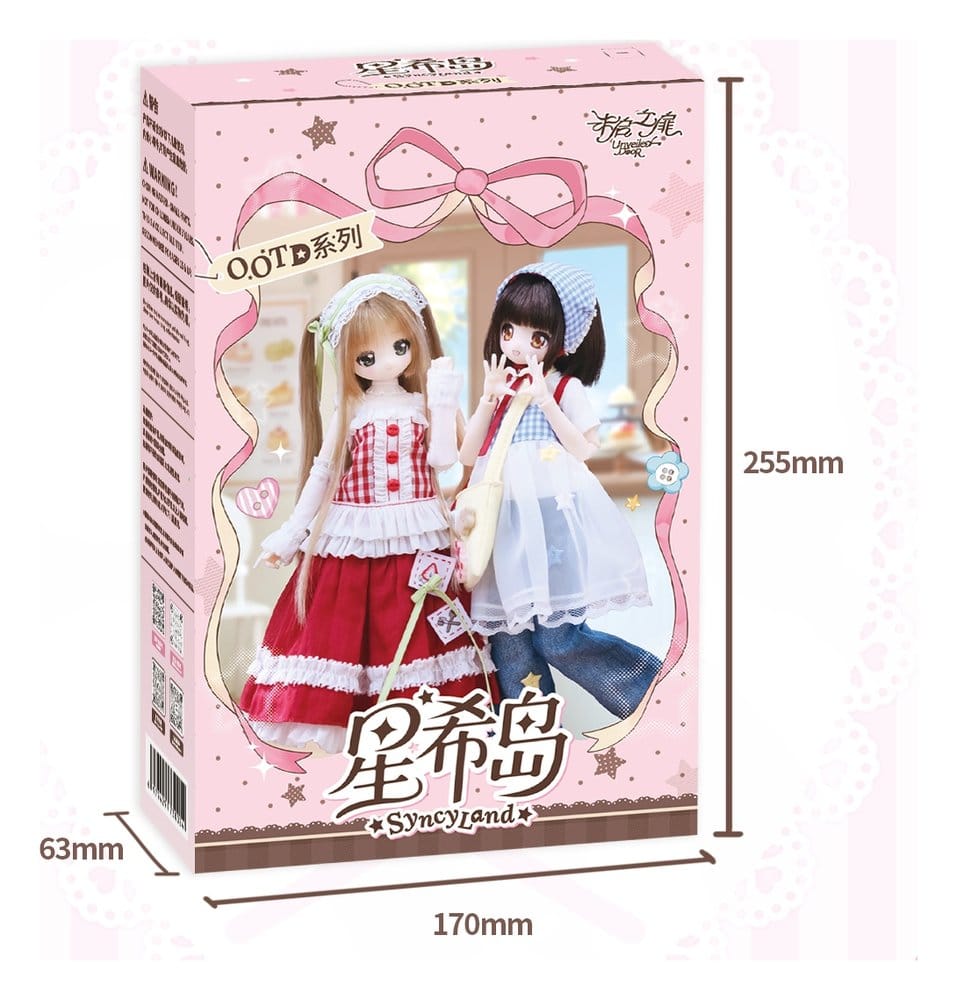 SyncyLand blind box pack 6 figurines OOTD Series 23 cm