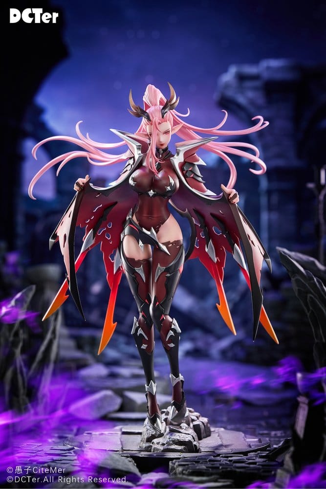 Original Character figurine PU 1/7 Heslion Draco Bellatrix Feminina 27 cm