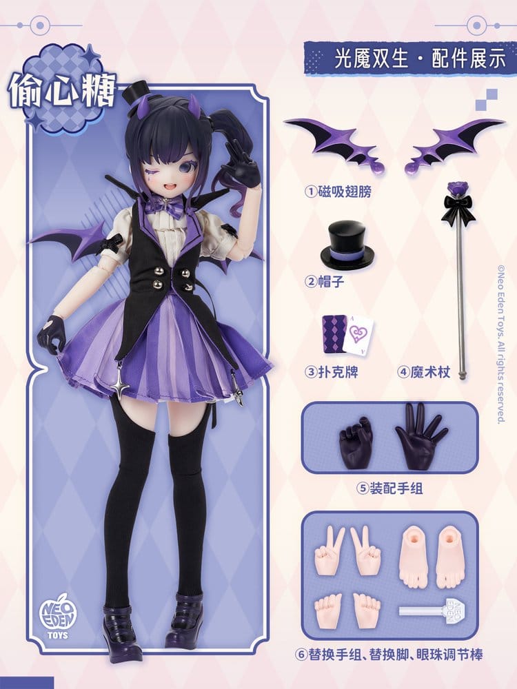 Original Character assortiment Figure Angel & Demon blind box assortiment MJD Poupée Blind Box 22 cm Assortment (6)