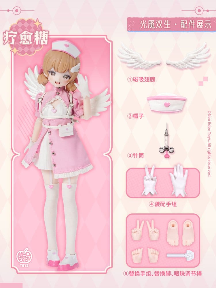Original Character assortiment Figure Angel & Demon blind box assortiment MJD Poupée Blind Box 22 cm Assortment (6)