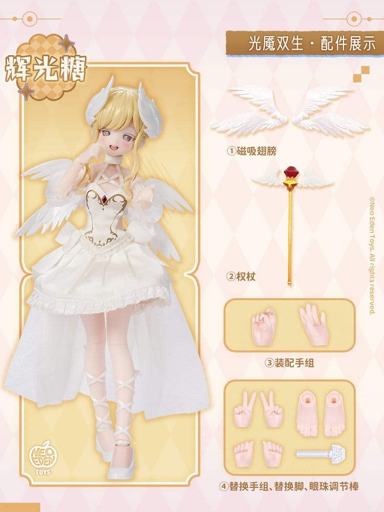 Original Character assortiment Figure Angel & Demon blind box assortiment MJD Poupée Blind Box 22 cm Assortment (6)