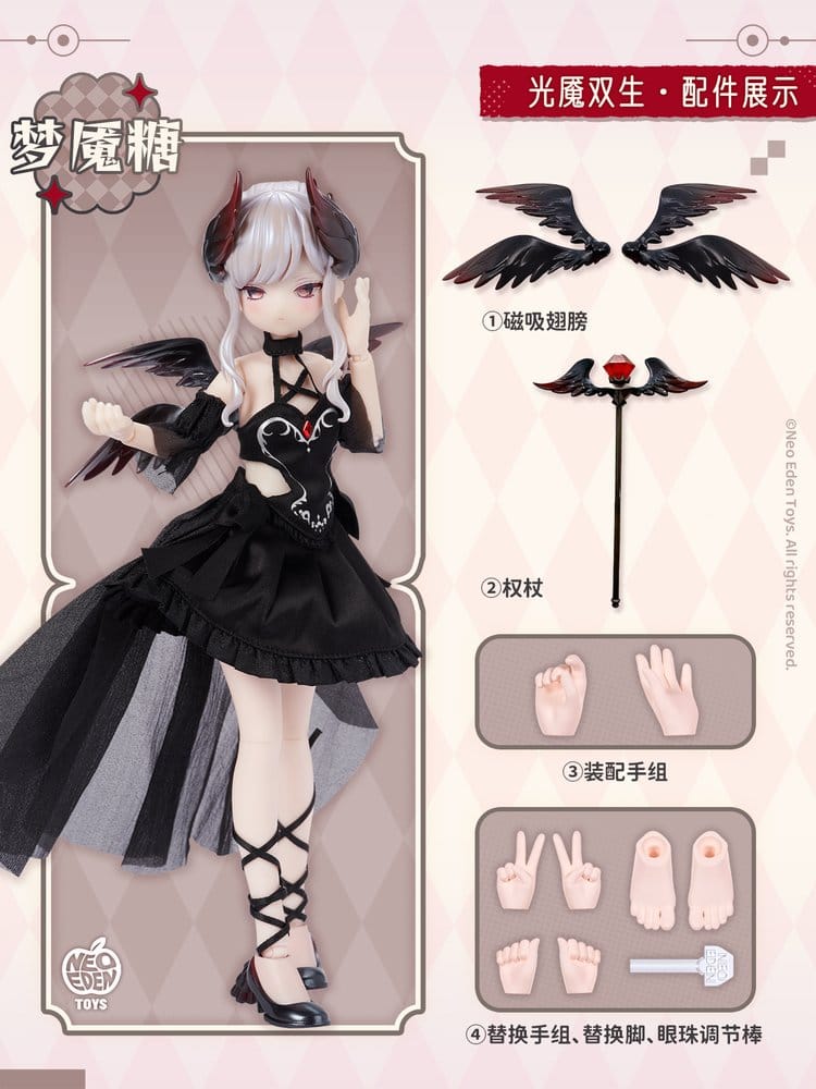 Original Character assortiment Figure Angel & Demon blind box assortiment MJD Poupée Blind Box 22 cm Assortment (6)