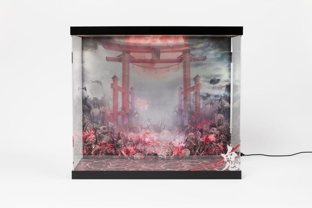 SHINSAI présentoir vitrine acrylique avec éclairage Inbina Rasethuhime Saki 39 cm