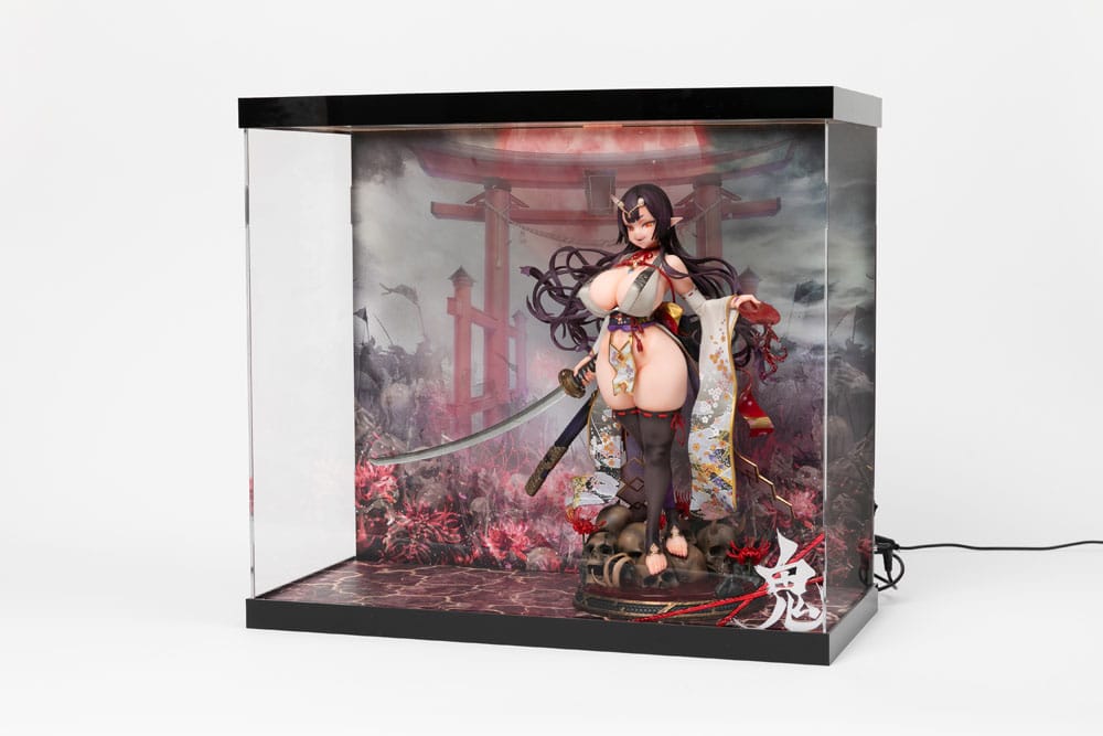 SHINSAI présentoir vitrine acrylique avec éclairage Inbina Rasethuhime Saki 39 cm