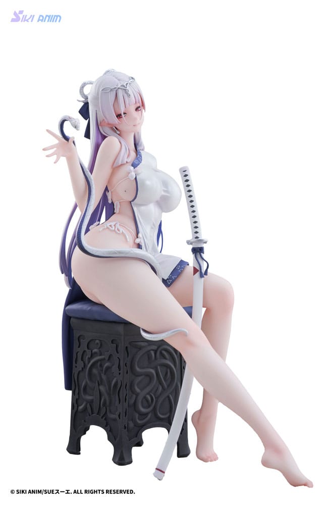 Original Character statuette PVC 1/7 The Color of the Blue - White Snake Normal Edition 20 cm