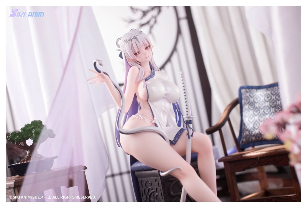 Original Character statuette PVC 1/7 The Color of the Blue - White Snake Normal Edition 20 cm
