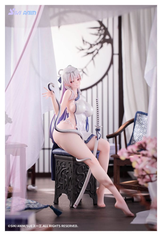 Original Character statuette PVC 1/7 The Color of the Blue - White Snake Normal Edition 20 cm