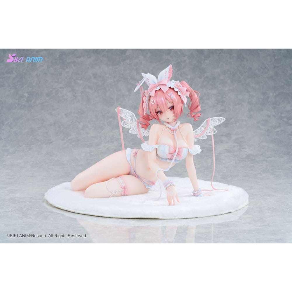 Original Character figurine PVC 1/4 White Rabbit Rosu Angel Ver. Illustrated by Rosuuri 23 cm