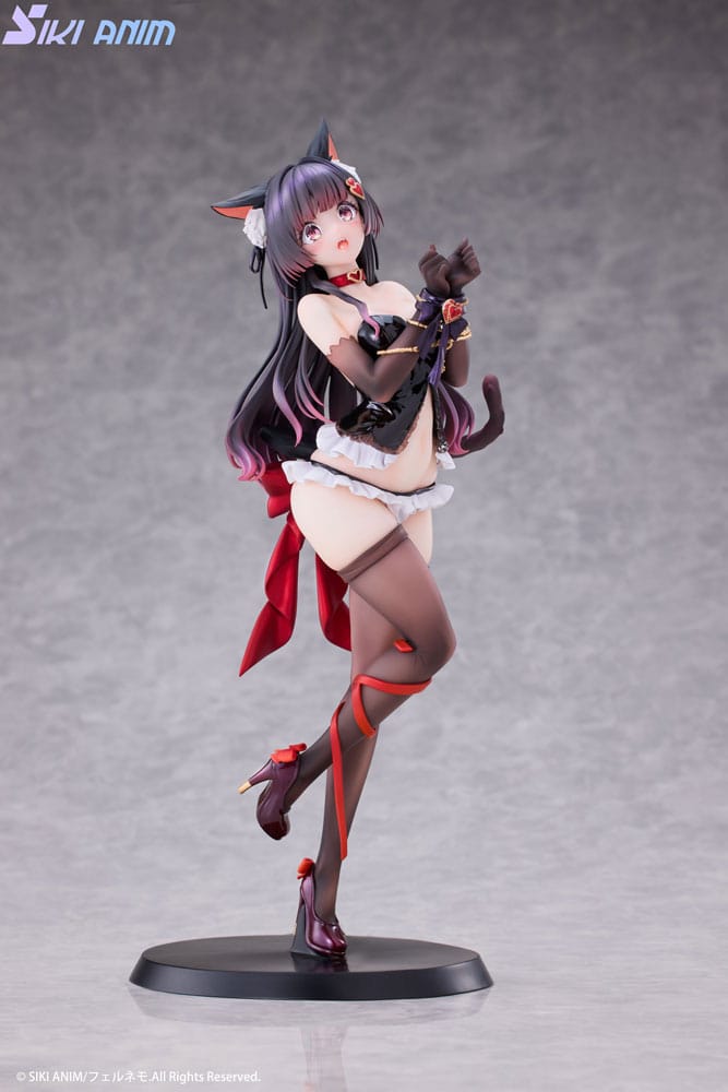 Original Character statuette PVC 1/7 Shibarare Cat Ruhuna-chan 26 cm
