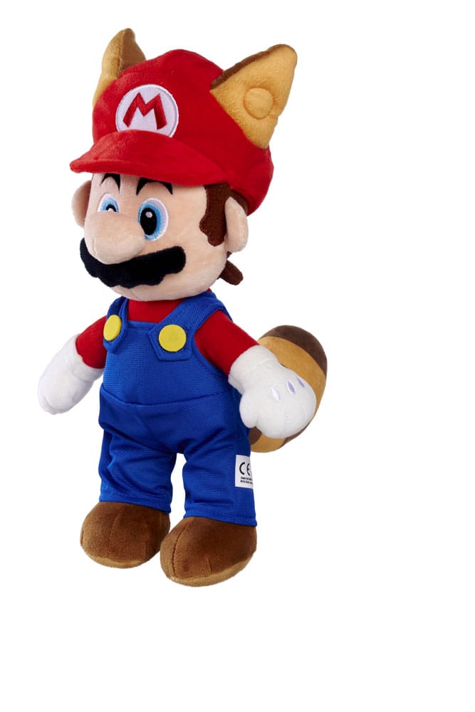 Super Mario peluche Tanuki Mario 30 cm