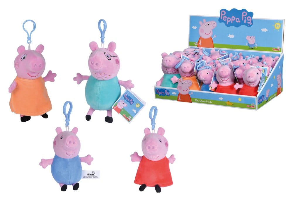 Peppa Pig présentoir porte-clés en peluche (18)