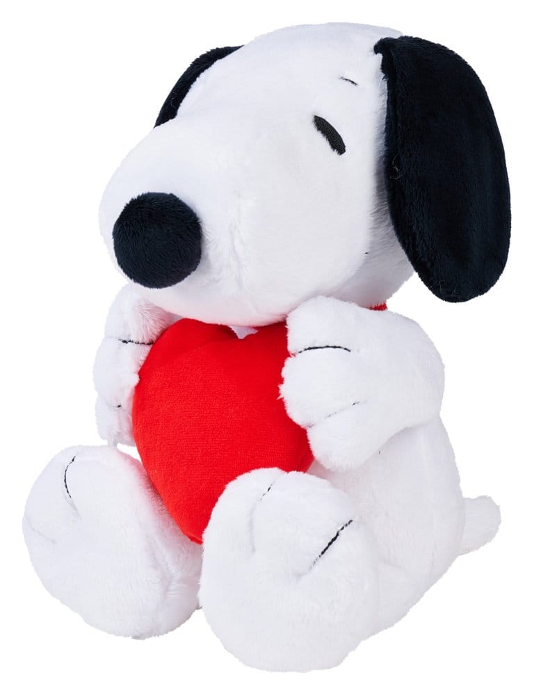 Peanuts peluche Snoopy Sitting with Heart 25 cm
